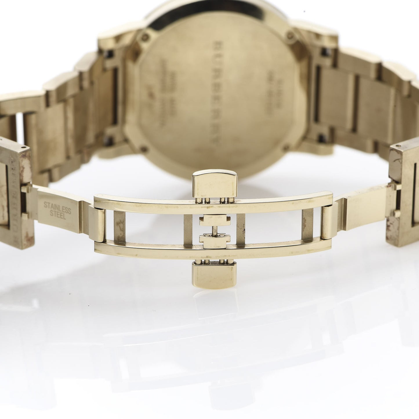 Stainless Steel 38mm The City Quartz Watch Champagne BU9038