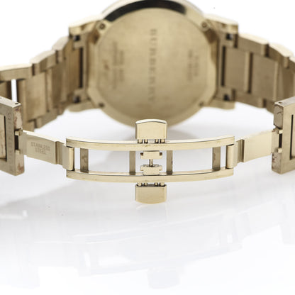 Burberry Stainless Steel 38mm The City Quartz Watch Champagne BU9038 6 of 8
