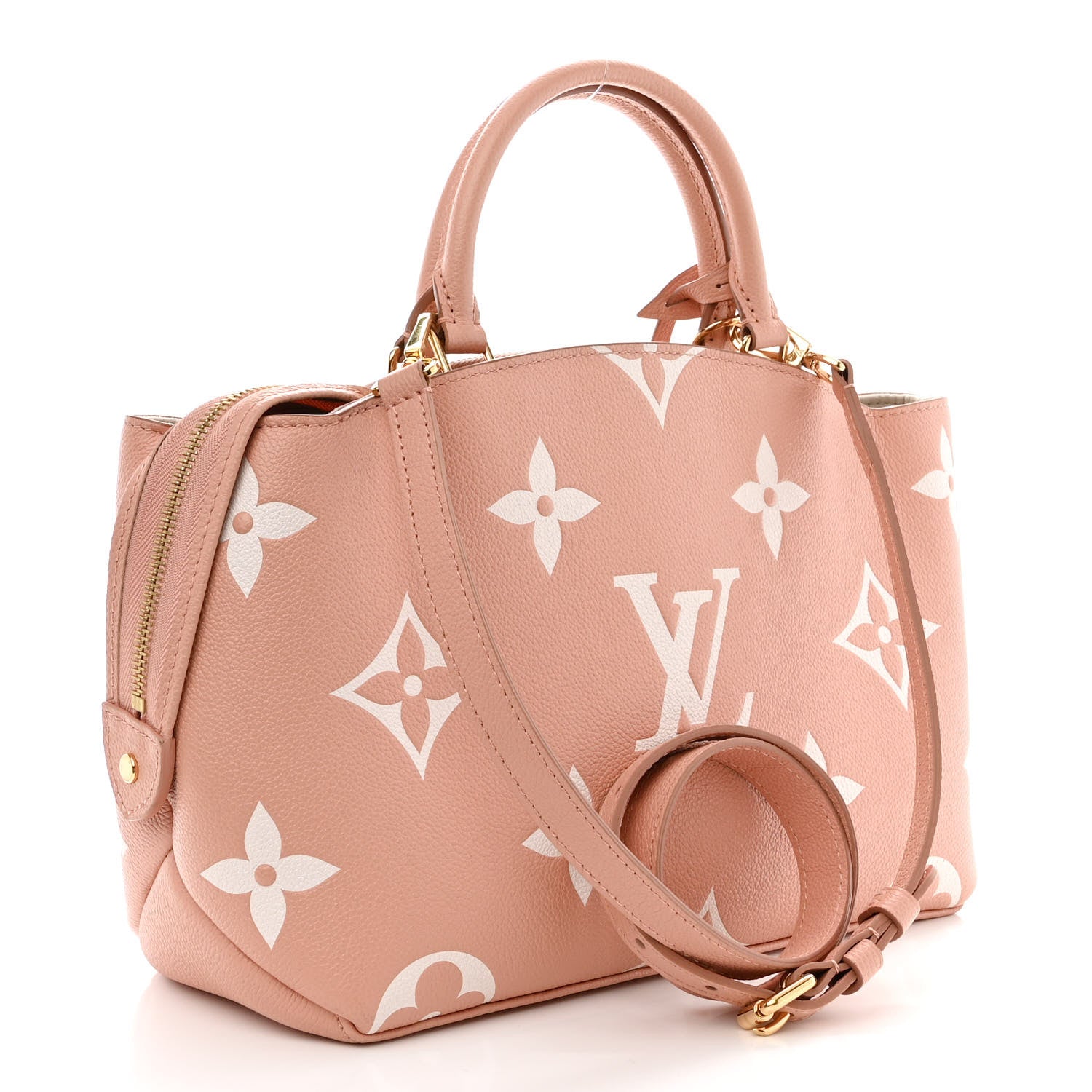 Louis Vuitton Empreinte Monogram Giant Petit Palais Rose Trianon Creme 3 of 12