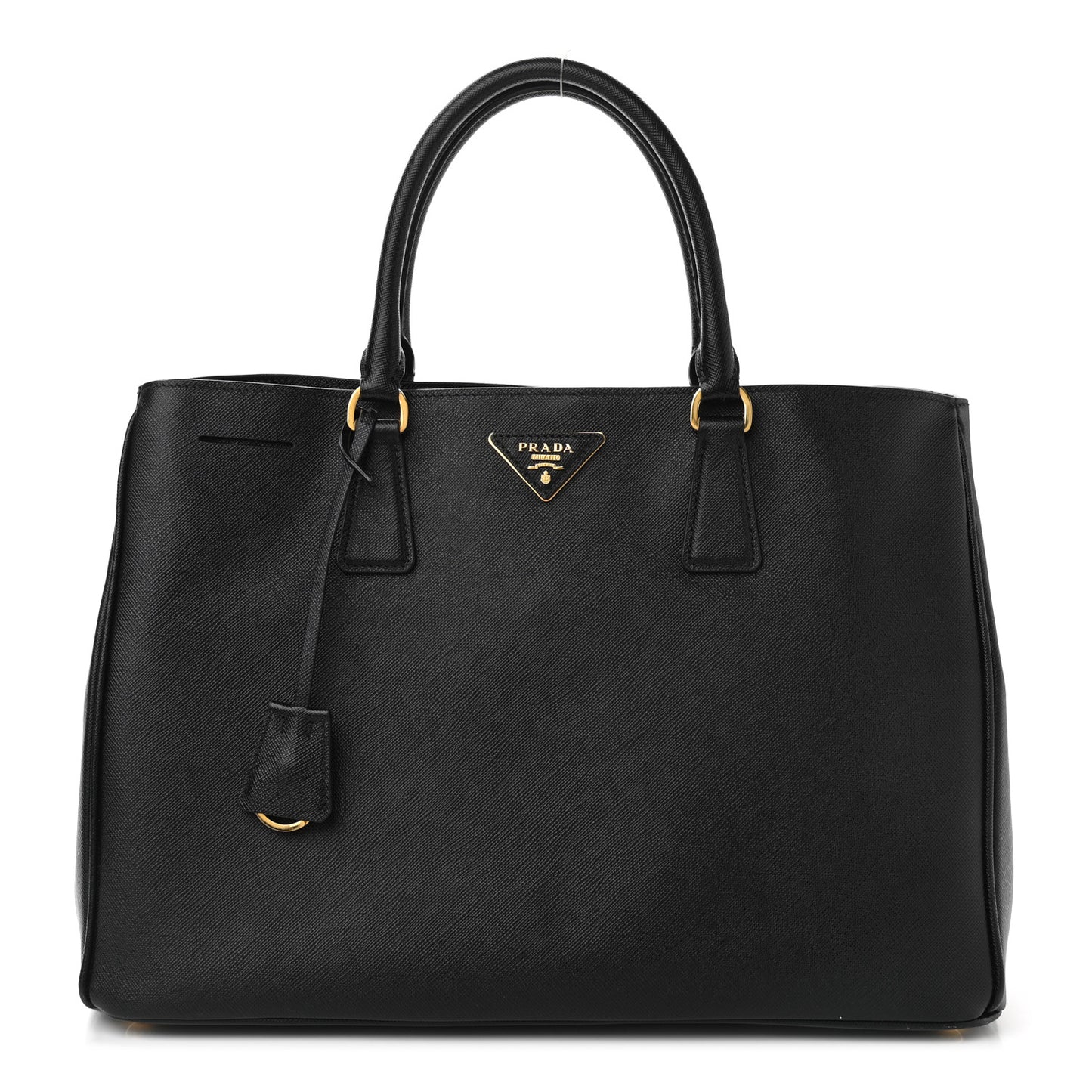 Saffiano Lux Large Tote Black