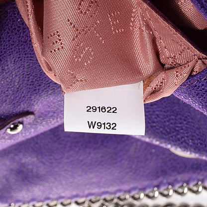 Stella McCartney Faux Leather Shaggy Deer Falabella Crossbody Bag Bright Purple 7 of 9