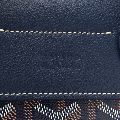 Goyard Goyardine Calfskin Mini Alpin Backpack Navy 6 of 11