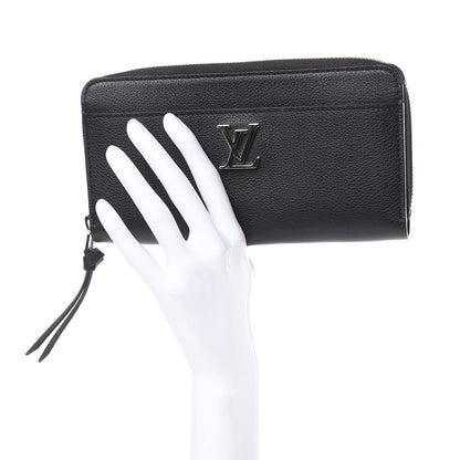 Louis Vuitton Calfskin Zippy Lockme Wallet Black 2 of 13