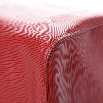 Louis Vuitton Epi Keepall 55 Castillan Red 9 of 16