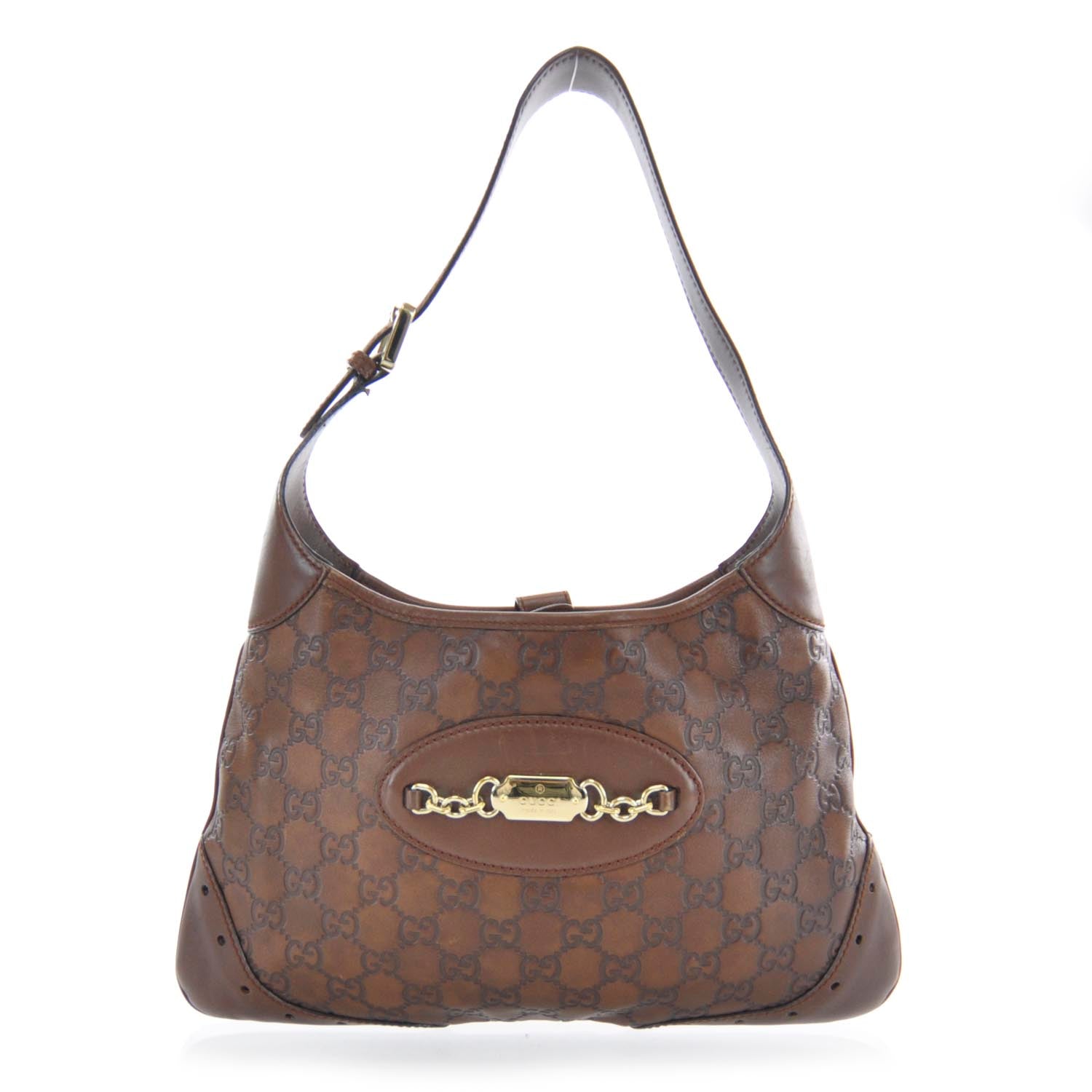 Gucci Guccissima Punch Hobo Brown 1 of 9