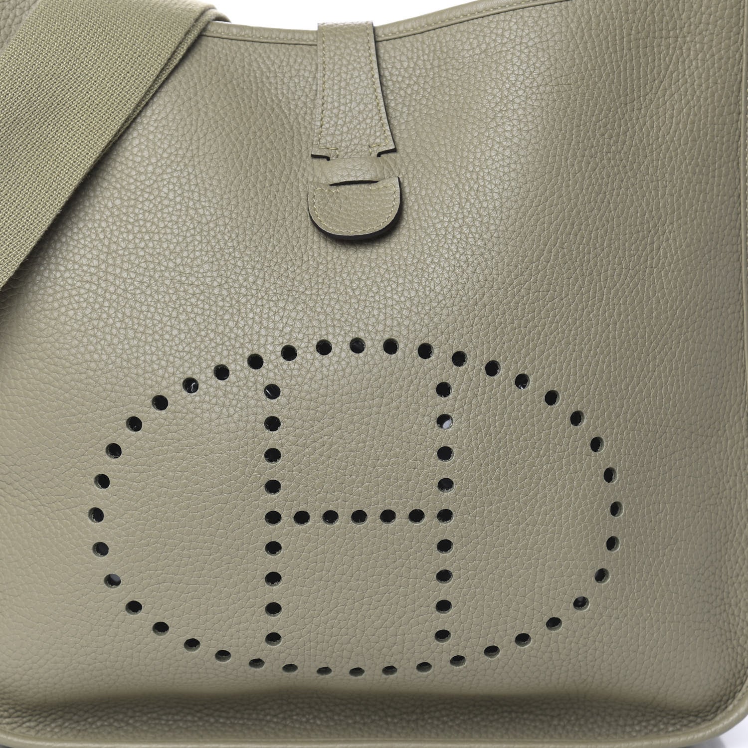 Hermes Taurillon Clemence Evelyne III GM Sauge 9 of 12