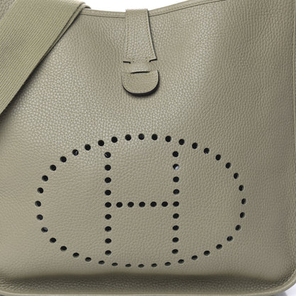 Hermes Taurillon Clemence Evelyne III GM Sauge 9 of 12