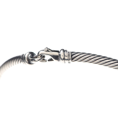 David Yurman Sterling Silver 14K Yellow Gold 5mm Cable Choker Necklace 4 of 4