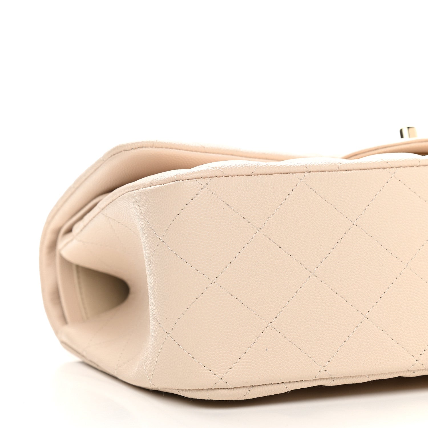 Chanel Caviar Quilted Jumbo Double Flap Beige Clair 8 of 9