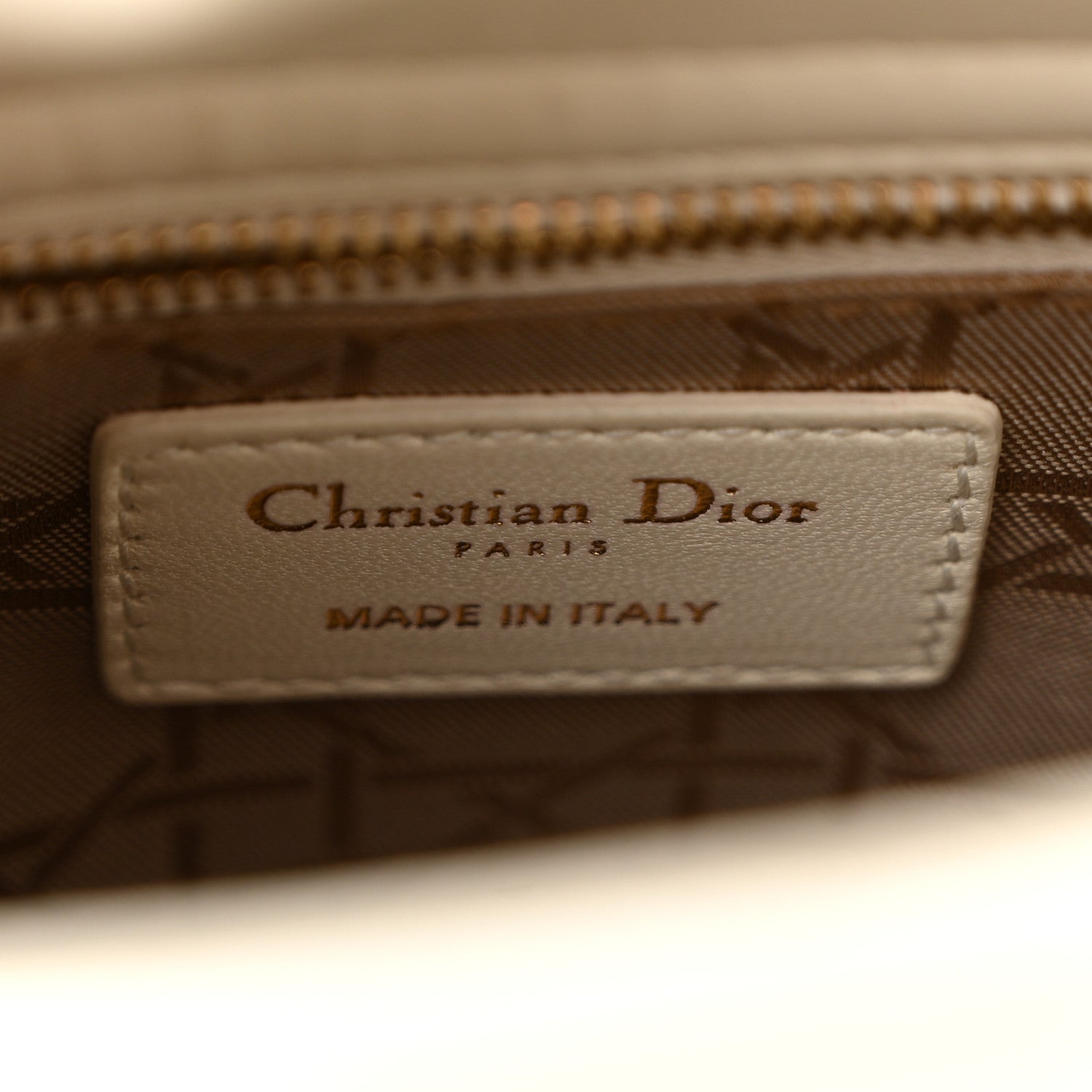 Christian Dior Lambskin Cannage Small My ABCDior Lady Dior White 6 of 9