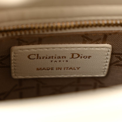Christian Dior Lambskin Cannage Small My ABCDior Lady Dior White 6 of 9