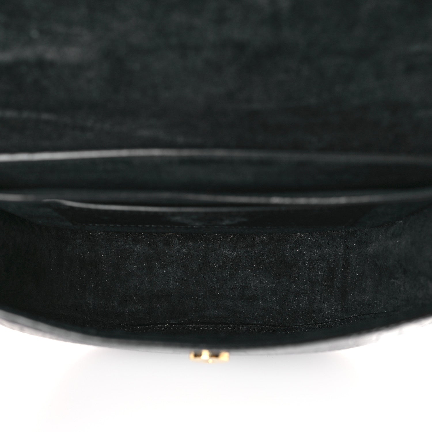 Saint Laurent Crocodile Embossed Calfskin Small Kaia Satchel Black 5 of 8