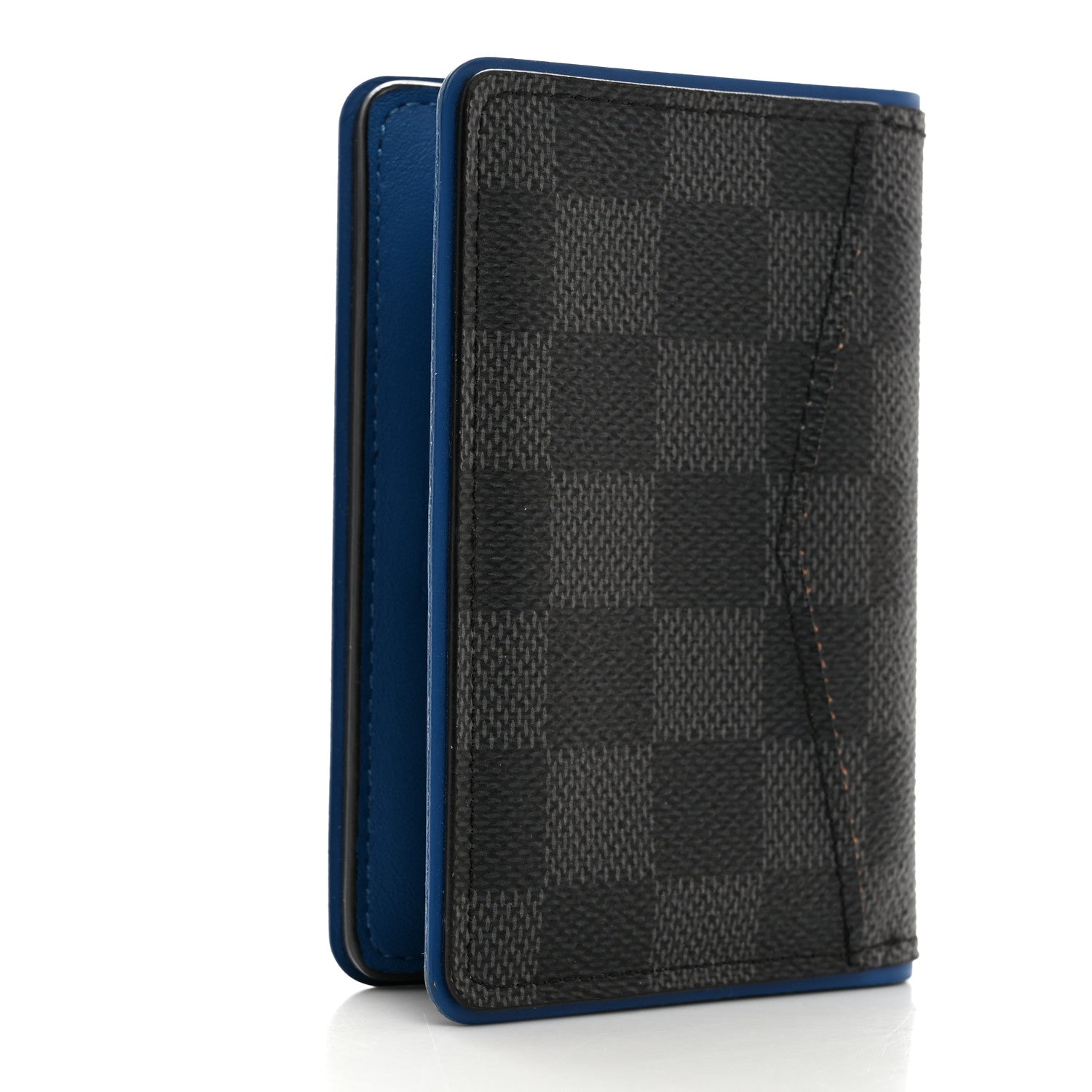 Louis Vuitton Damier Graphite Pocket Organizer Bleu Neon 3 of 6