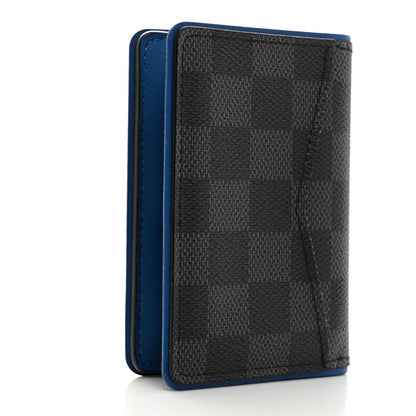 Louis Vuitton Damier Graphite Pocket Organizer Bleu Neon 3 of 6