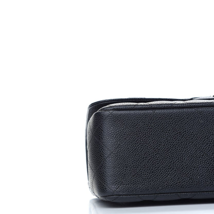 Chanel Caviar Quilted Jumbo Double Flap Black 8 of 11