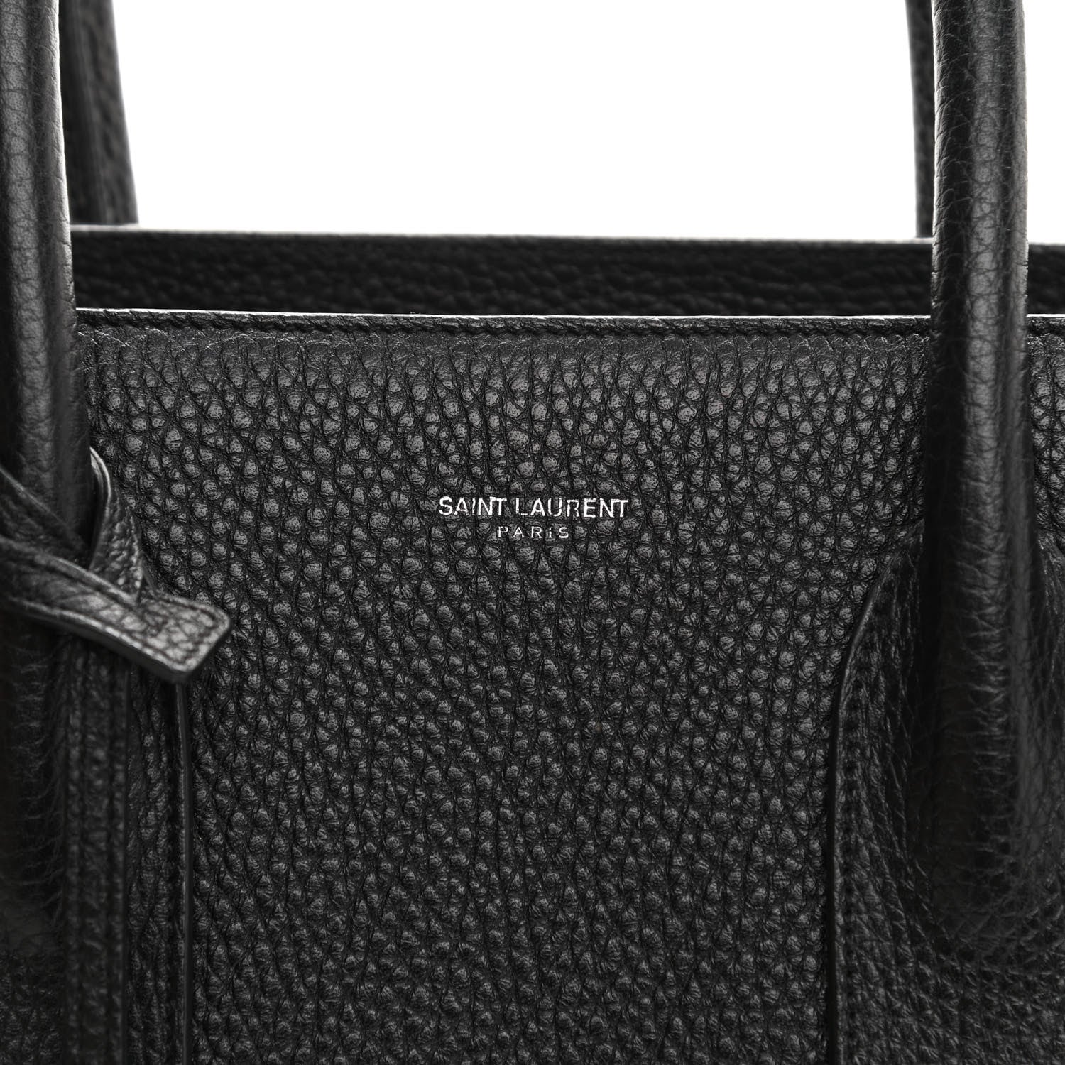 Saint Laurent Grained Calfskin Large Sac De Jour Carryall Black 5 of 9