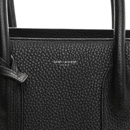 Saint Laurent Grained Calfskin Large Sac De Jour Carryall Black 5 of 9