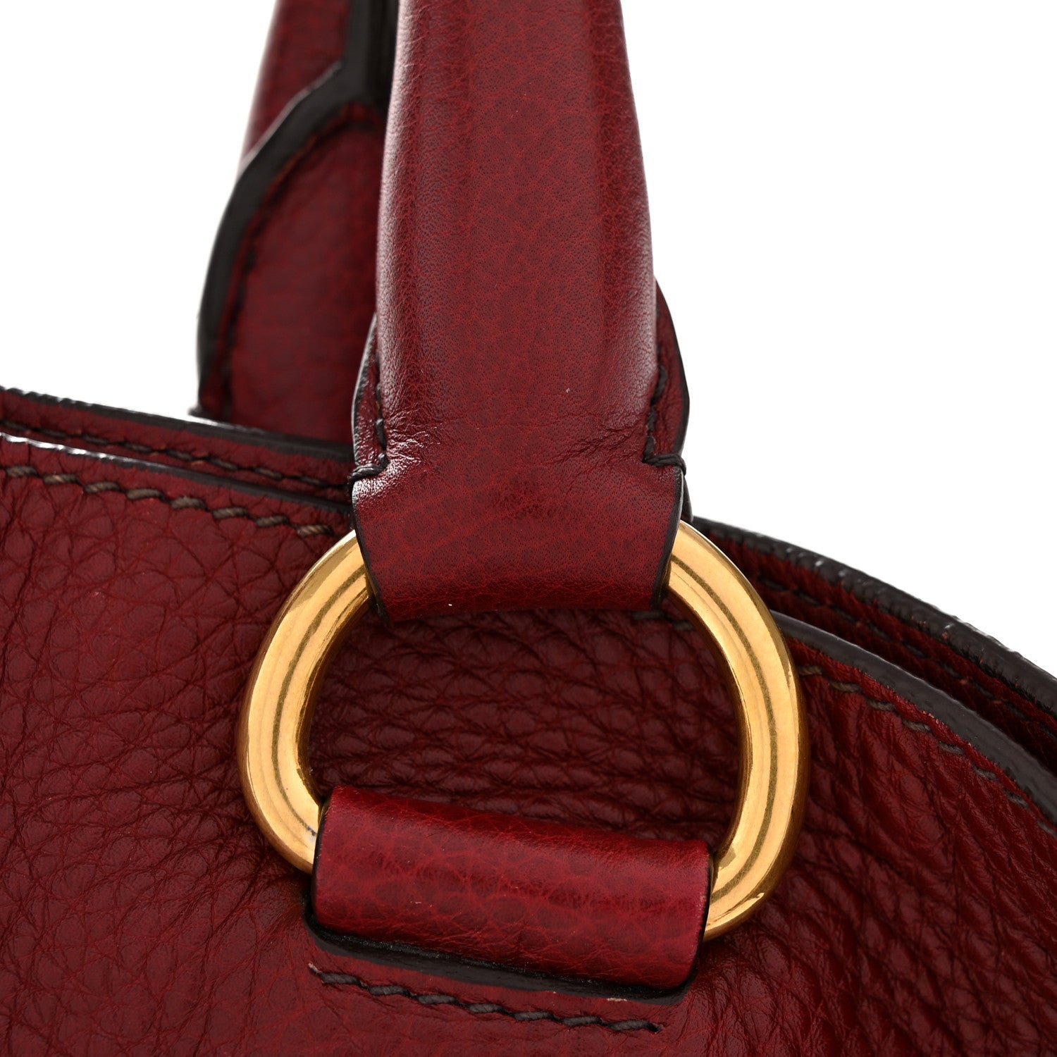 Prada Vitello Daino Shopping Tote Amaranto 12 of 15