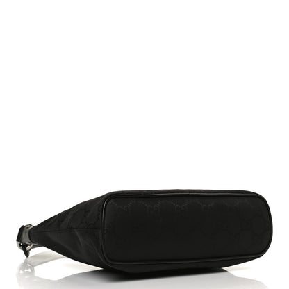 Gucci Nylon Monogram Small Hobo Black 3 of 9
