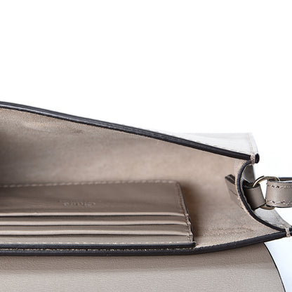 Chloe Suede Calfskin Mini Faye Shoulder Bag Motty Grey 4 of 9