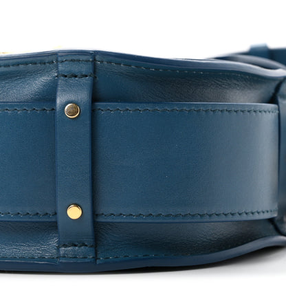 Chloe Calfskin Suede Small Tess Bag Vinyl Blue 10 of 10
