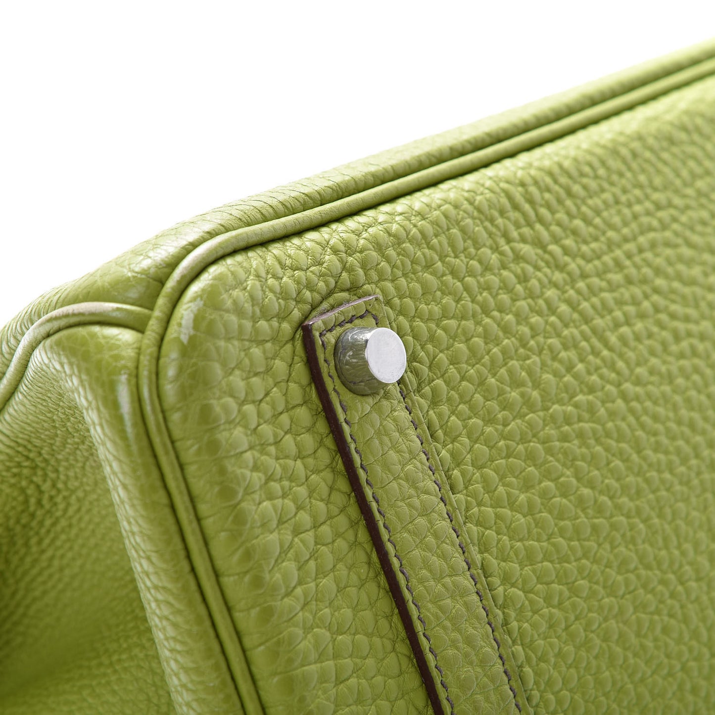 Togo Birkin 35 Vert Anis