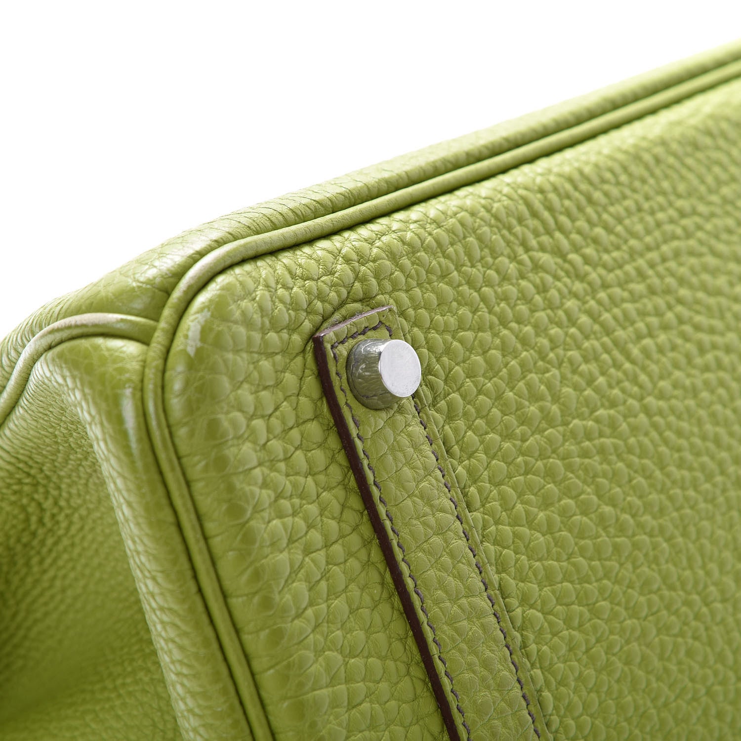 Hermes Togo Birkin 35 Vert Anis 6 of 37