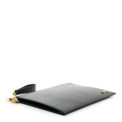 Gucci Calfskin Horsebit 1955 Wristlet Pouch Black 4 of 7