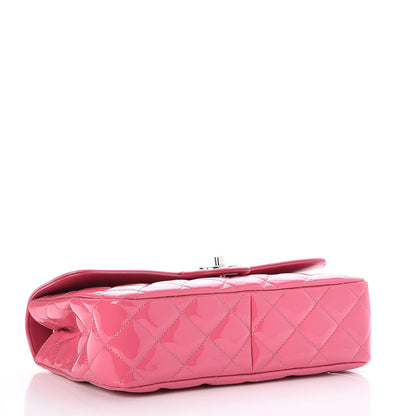 Chanel Patent Quilted Large Coco Shine Flap Pink 4 of 7