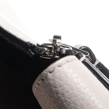 Celine Grained Calfskin Medium Edge Shoulder Bag Pearl Grey 9 of 9
