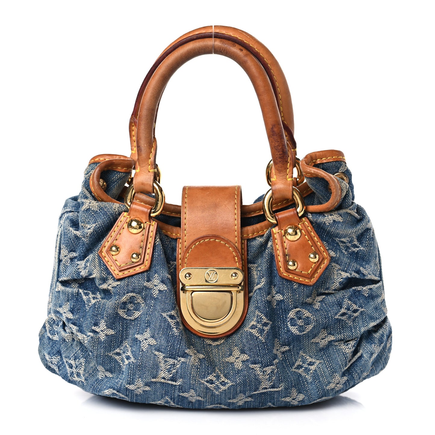 Monogram Denim Pleaty Blue