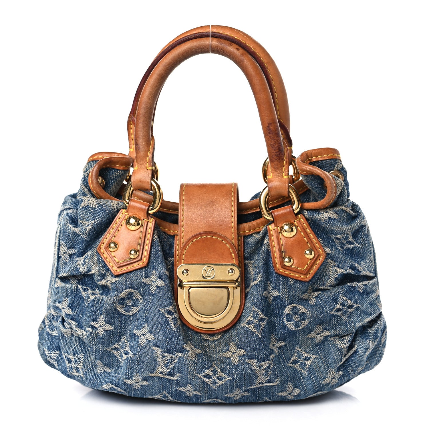 Louis Vuitton Monogram Denim Pleaty Blue 1 of 9