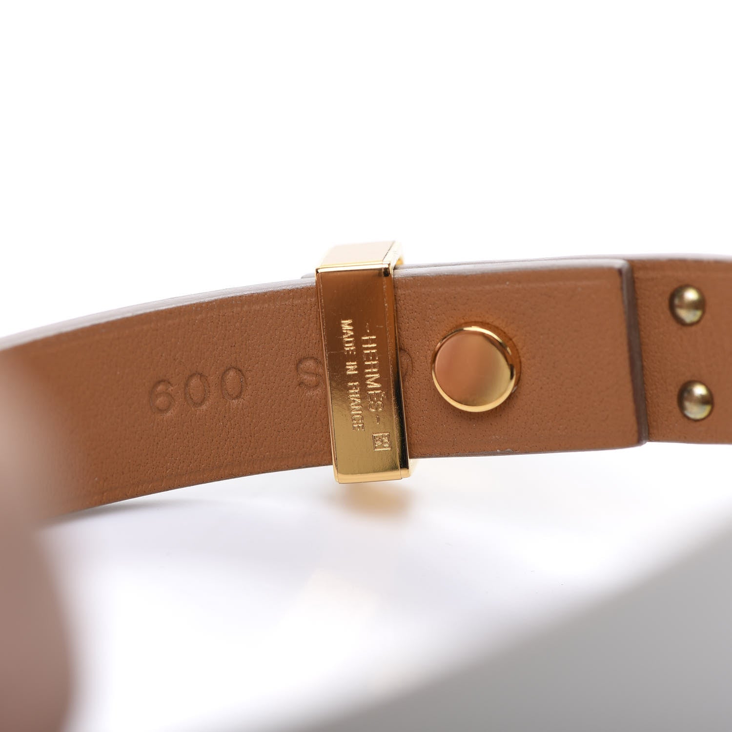Hermes Swift Mini Dog Double Tour Bracelet T2 Gris Perle 5 of 6