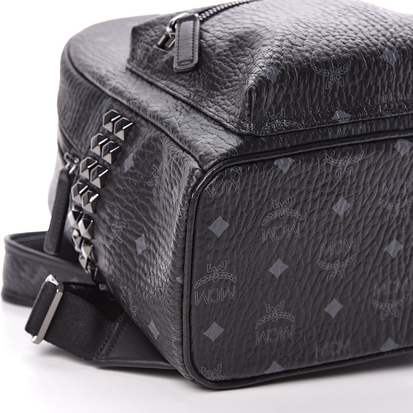 Visetos Small Side Stud Stark Backpack Black