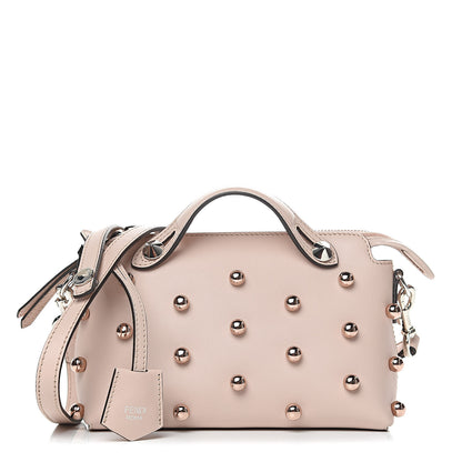 Fendi Vitello Dolce Pearl Mini By The Way Boston Bag Soap 1 of 11