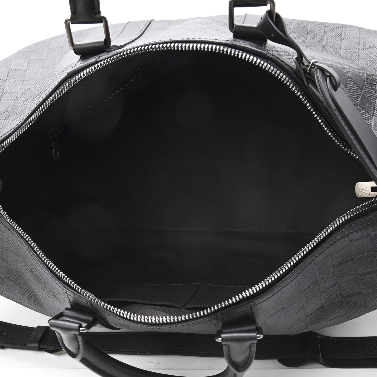 Damier Infini Keepall Bandouliere 45 Onyx