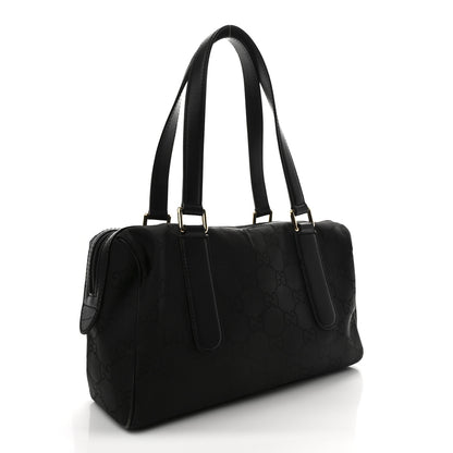 Gucci Nylon Monogram Small Boston Black 3 of 12
