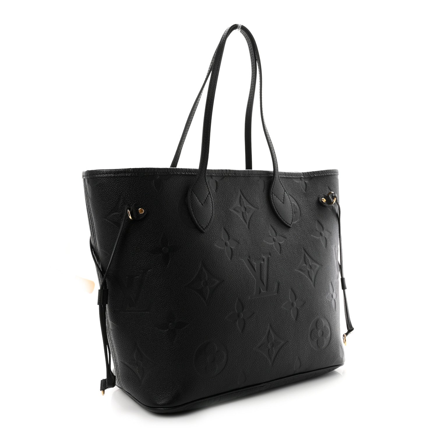 Louis Vuitton Empreinte Monogram Giant Neverfull MM Black 4 of 10