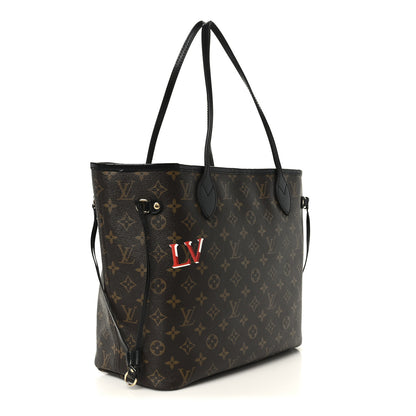 Louis Vuitton Monogram My LV World Tour Neverfull MM 3 of 11