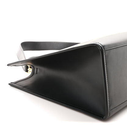 Fendi X VERSACE Calfskin Plexiglass Fendace Medium Fendi Sunshine Shopper Tote Black 9 of 10