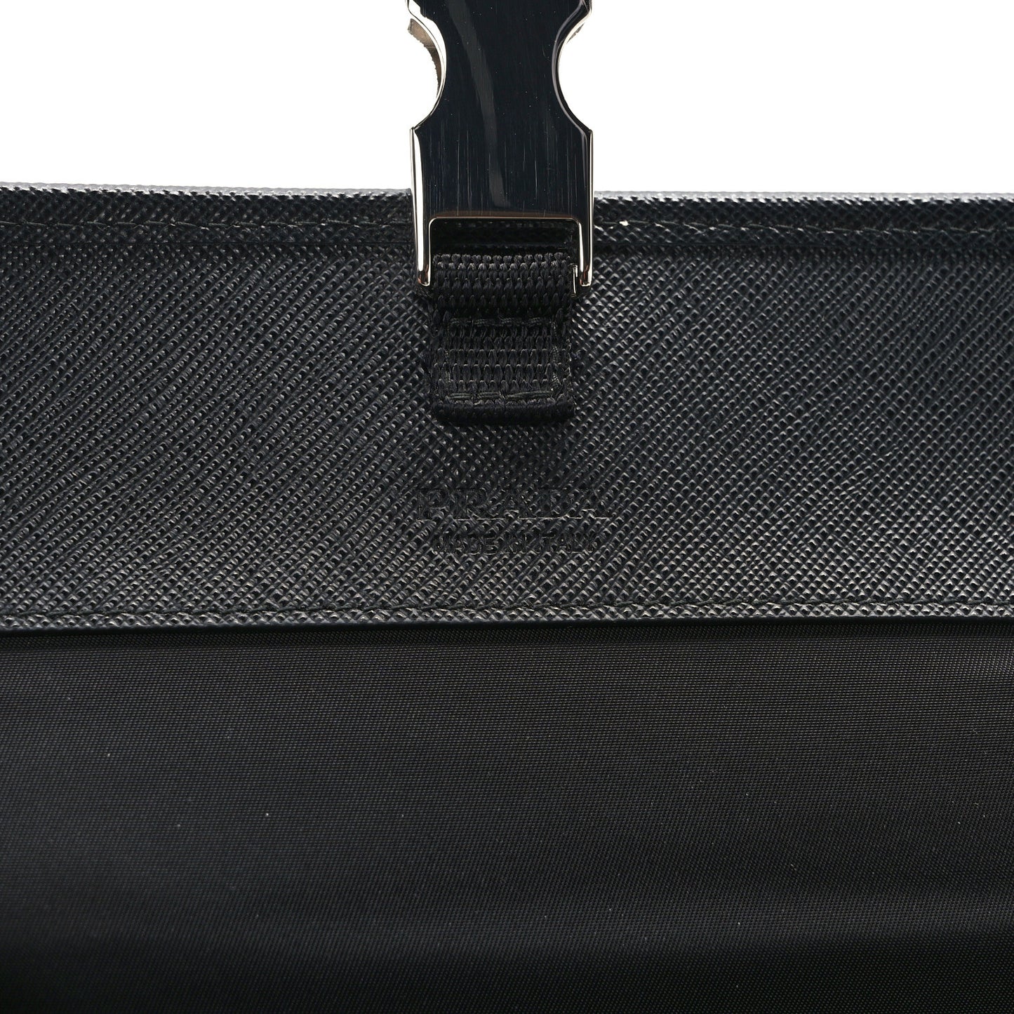 Re-Nylon Saffiano Smartphone Case Crossbody Black