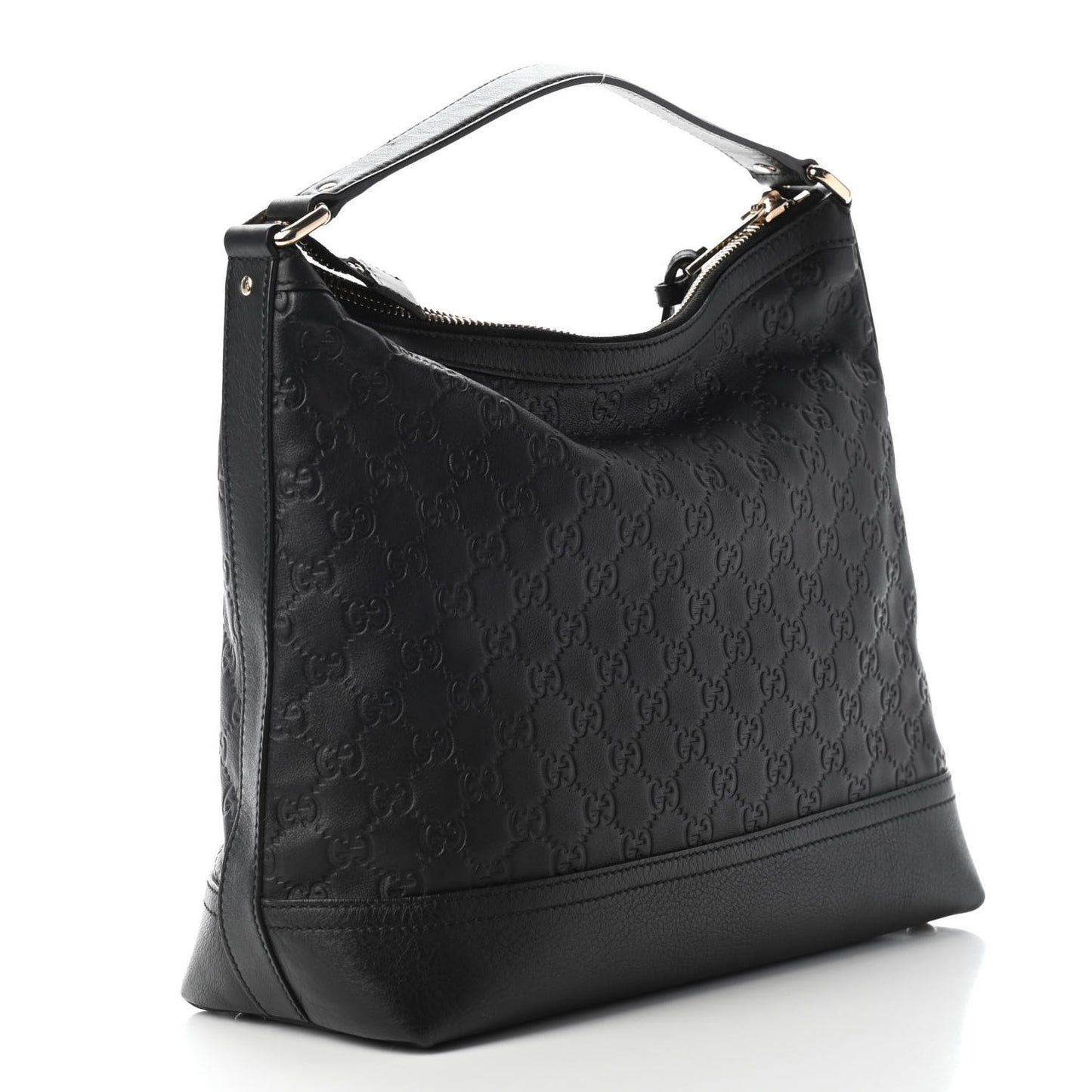 Guccissima Hobo Shoulder Bag Black