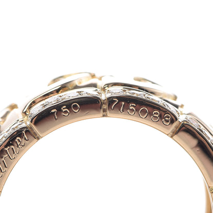 Cartier 18K Yellow Gold Diamond Entrelaces Ring 52 6 5 of 6