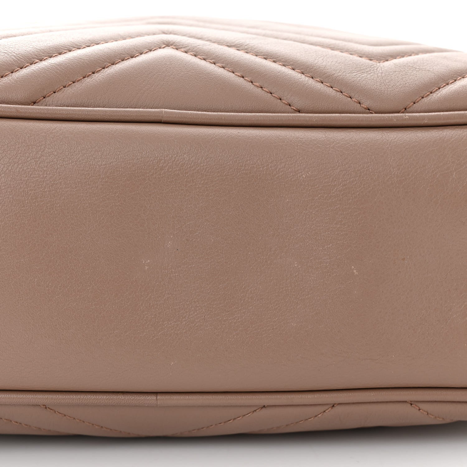 Gucci Calfskin Matelasse Medium GG Marmont Chain Shoulder Bag Porcelain Rose 12 of 16