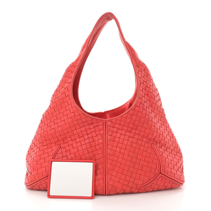 Bottega Veneta Nappa Intrecciato Ball Hobo Cardinal 3 of 14
