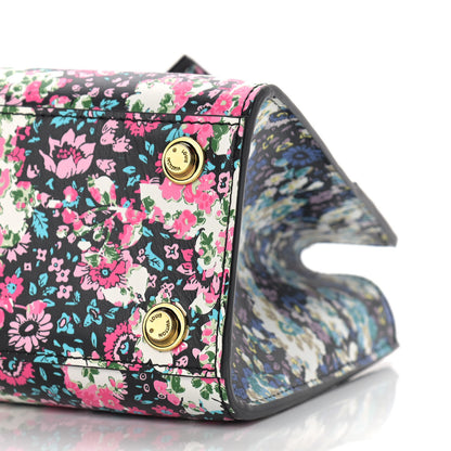 Louis Vuitton Calfskin Floral Print Mini City Steamer Black 8 of 8