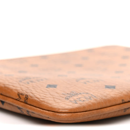 MCM Visetos Original Medium Pouch Cognac 10 of 11