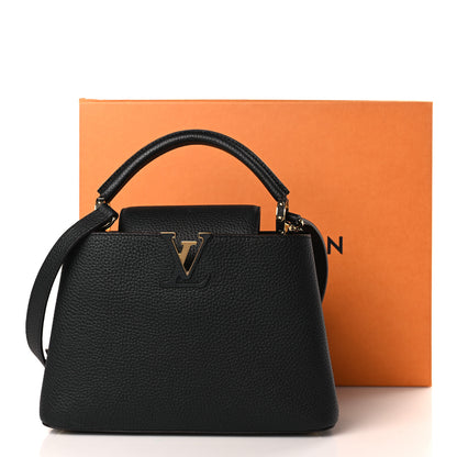 Louis Vuitton Taurillon Capucines BB Black 8 of 8