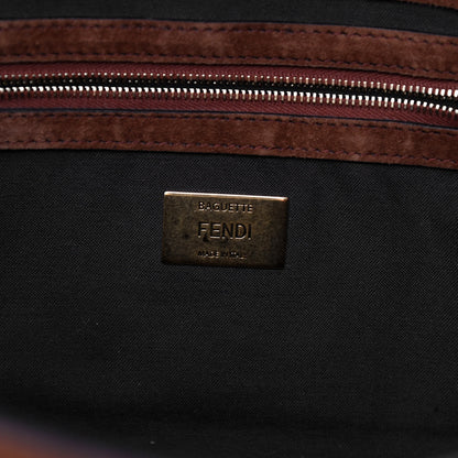 Fendi Chamois Large Baguette Marrone 6 of 10