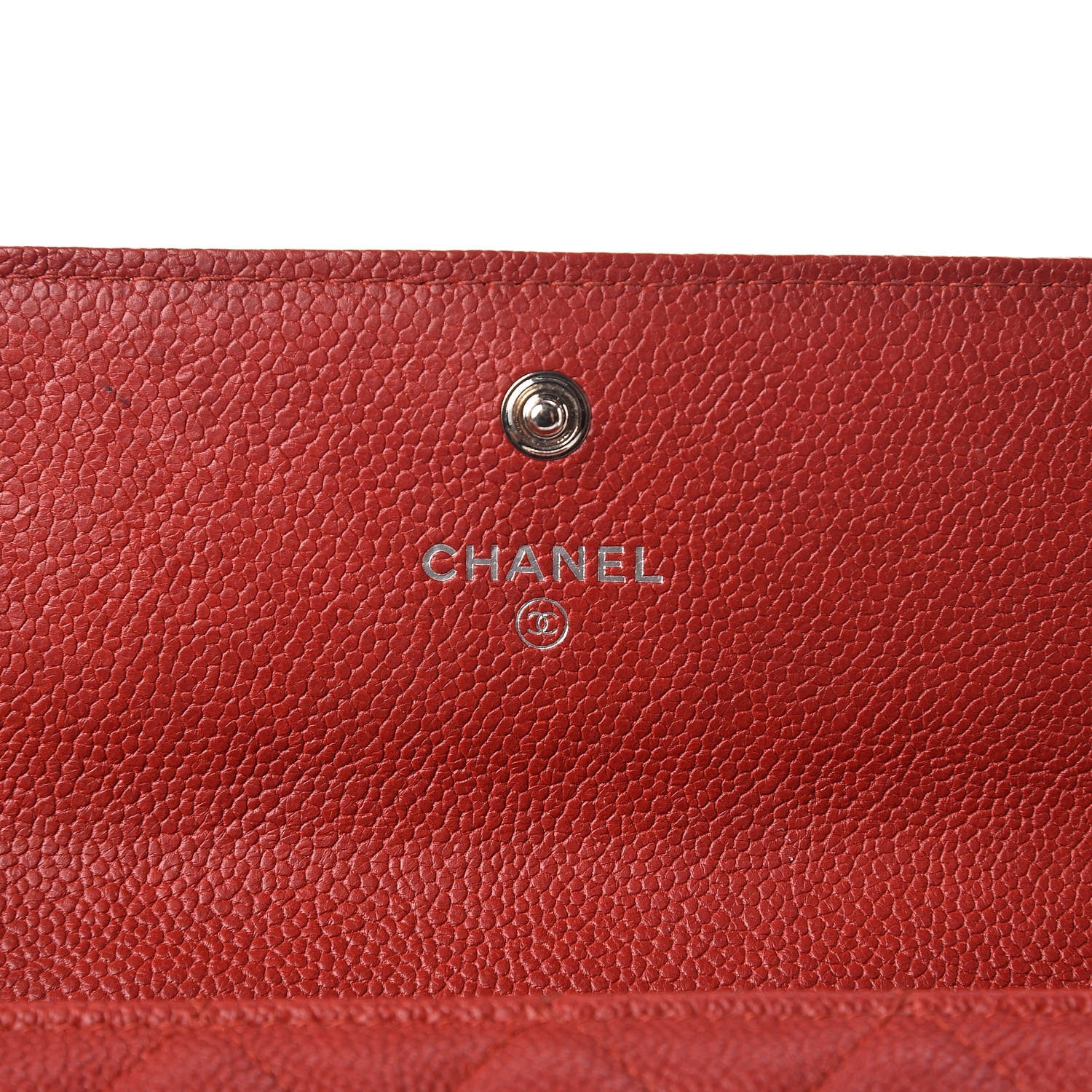 Chanel Caviar Quilted Boy Flap Wallet Red 6 of 18